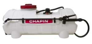 Chapin 97200B ATV Spot Sprayer, 15 gal Tank, Polyester Tank, 15 ft L Hose, Translucent