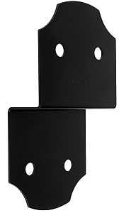 National Hardware Hartley 1219BC Series N800-009 Joist Tie, 9-1/2 in L, 5 in W, Steel, Storm Shine/Powder-Coated, Black