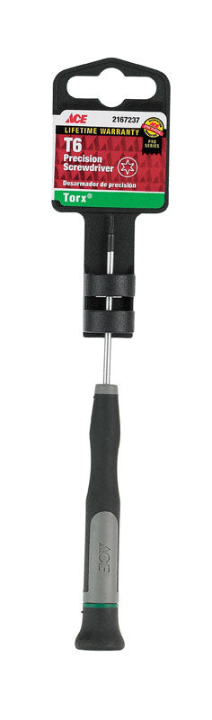 Ace T6 Torx Precision Screwdriver 2-1/2 in. L