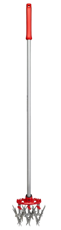 Corona LG 3634 Garden and Soil Cultivator, 8-1/2 in W, 60 in L, 3-Tine, Steel Handle