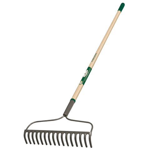 BOW RAKE 16-TINE WOOD HANDLE