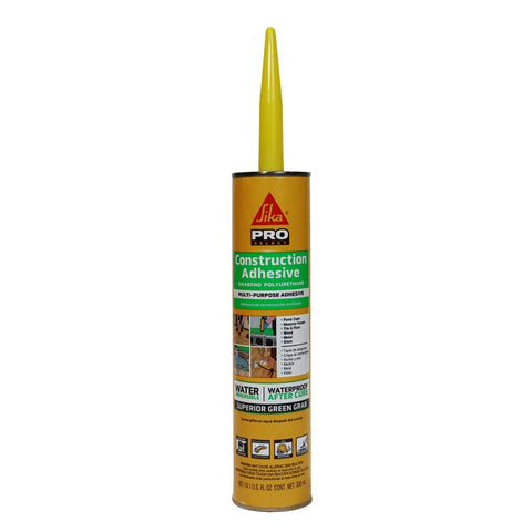 Sika 106403 Construction Adhesive, Gray, 10.1 oz, Cartridge