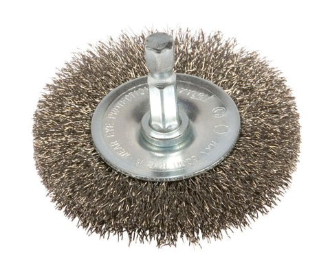 Forney 2 in. Dia. Fine Crimped Wire Wheel Brush 6000 rpm