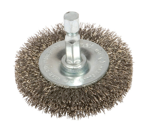 Forney 2-1/2 in. Dia. Fine Crimped Wire Wheel Brush 6000 rpm