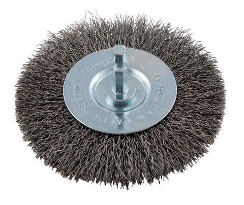Forney 4 in. Dia. Coarse Crimped Wire Wheel Brush 6000 rpm