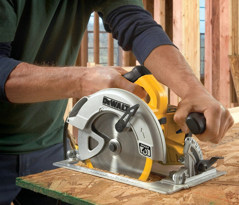 DEWALT DWE575SB Circular Saw, 15 A, 7-1/4 in Dia Blade, 5/8 in Arbor, 2 in at 45 deg, 2.55 in at 90 deg D Cutting