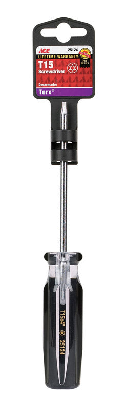 Ace T15 Torx Screwdriver 4 in. L