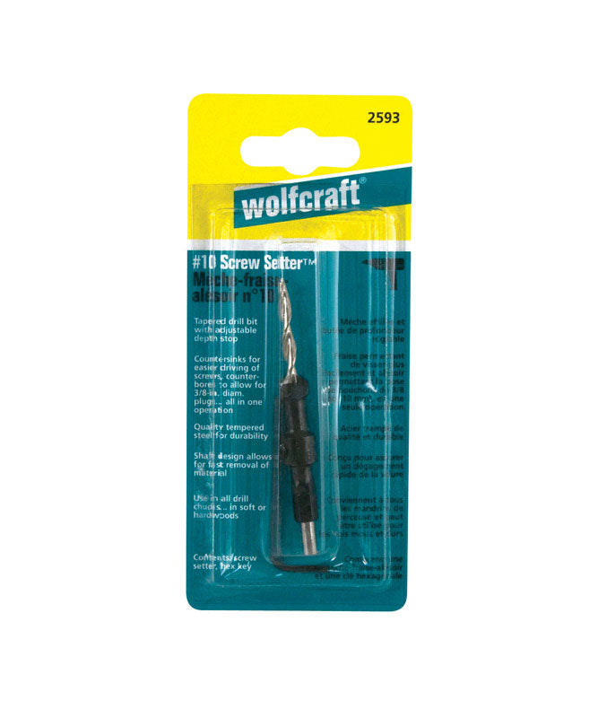thumbnail image 2 of Wolfcraft 2595 #6 Screw Setter Countersink – New In Package 2 of 5
