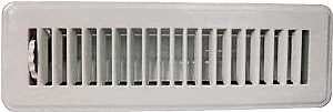 ProSource FR01-2X10W Floor Register, Steel, White