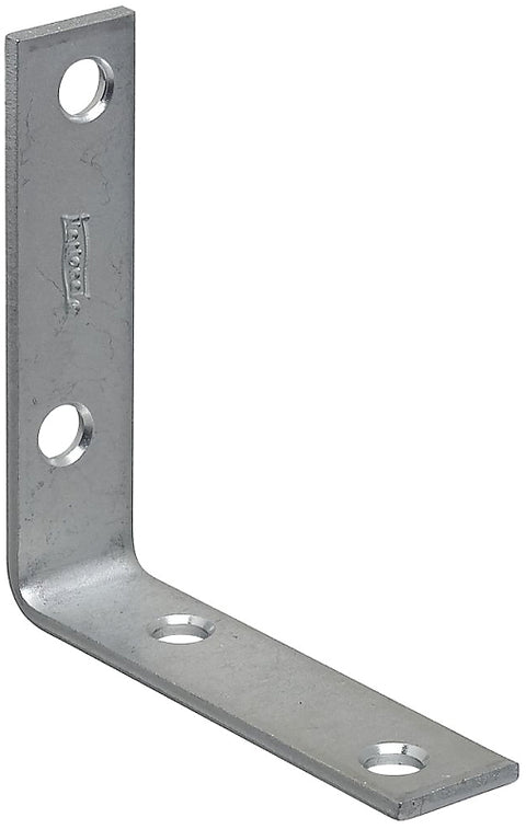 National Hardware 115BC Series N266-395 Corner Brace, 3 in L, 3/4 in W, Steel, Zinc, 0.11 Thick Material, Pack of 40