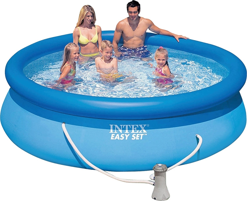 Intex Easy Set 28121EH Pool Set, 1018 gal, Vinyl – Shell