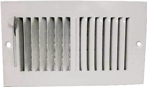 ProSource SW02-8X4 Sidewall Register, Steel, White