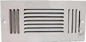 ProSource SW03-10X4 Sidewall Register, Steel, White