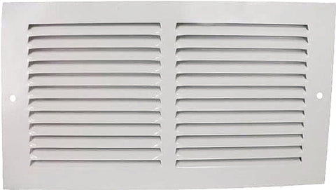 ProSource 1RA1206 Air Return Grille, 13-3/4 in L, 7-3/4 in W, Rectangle, Steel, White, Powder Coated