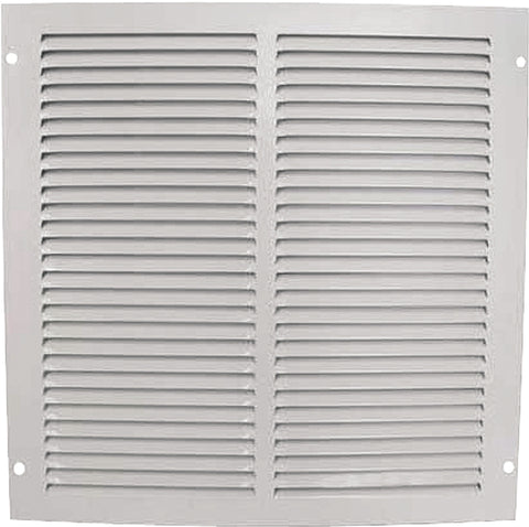 ProSource 1RA1212 Air Return Grille, 13-3/4 in L, 13-3/4 in W, Square, Steel, White, Powder Coated