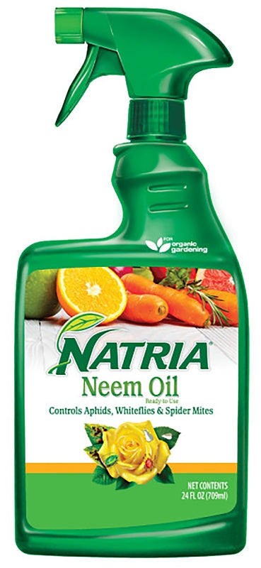 Natria 706250A Neem Oil, Liquid, Spray Application, 24 oz Can