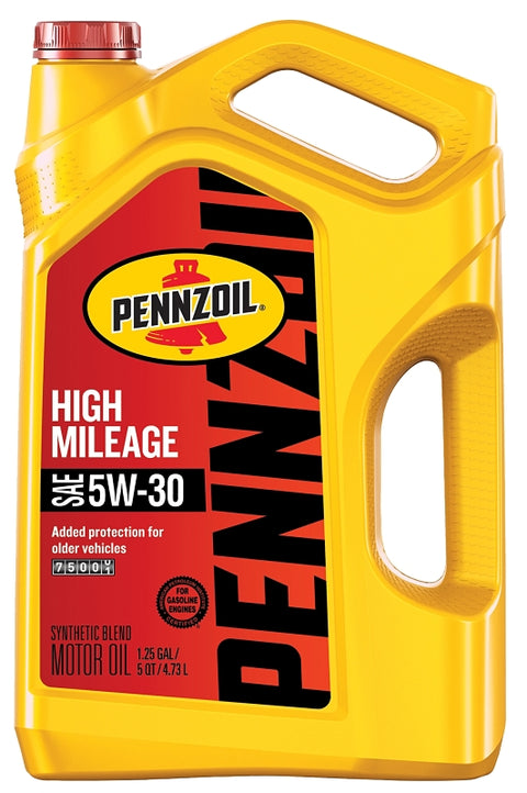 Pennzoil 550045218 Motor Oil, 5W-30, 5 qt Bottle, 1/PK, Pack of 3