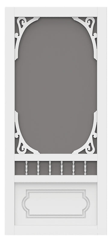 SCREEN TIGHT BH36HD Screen Door, 36 in W, 80 in H, White
