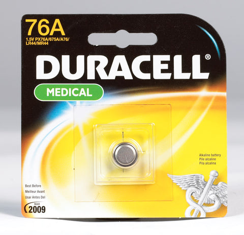 Duracell Medical Battery 76A 1.5 volts 1 pk
