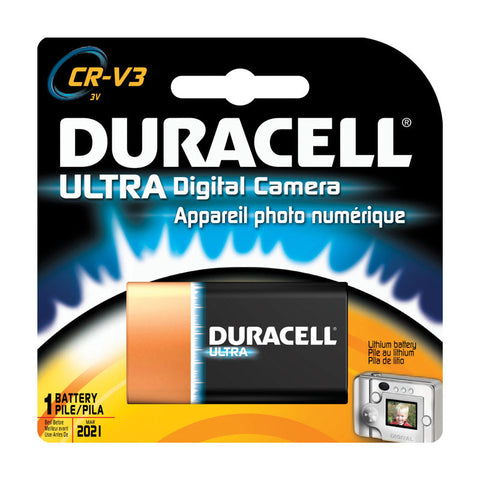 Duracell Ultra Lithium Camera Battery CRV3 3 volts