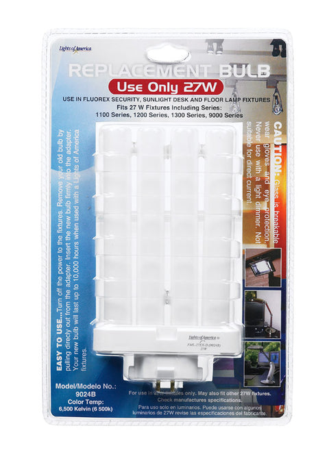 Lights Of America Fluorescent Bulb 27 watts 1800 lumens Double Tube T5 5.75 in. L Soft White 1