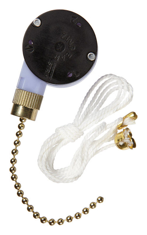 Jandorf 1 Pull Chain Pull Chain Switch Brass