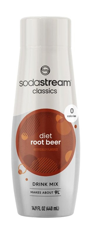 Sodastream Classics 1424204012 Soda Drink Mix, Water, Diet Root Beer, 14.9 fl-oz Bottle