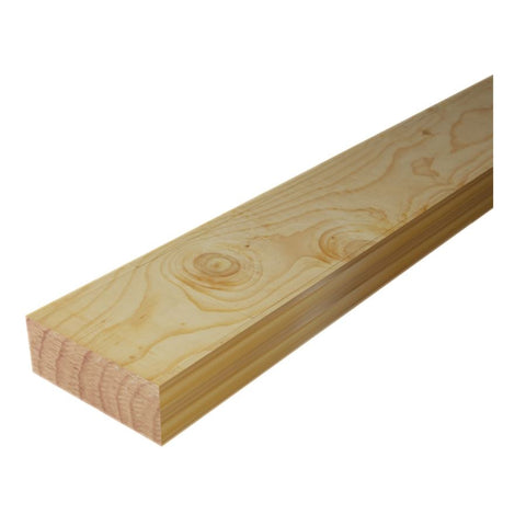 3 x 8, Douglas Fir, No. 2 & Better, Green, Surfaced on 4 Sides
