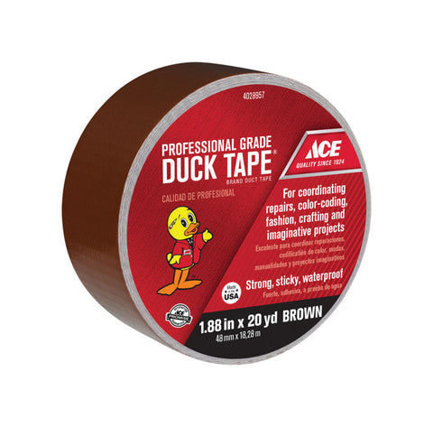 Ace Duct Tape 1.88 in. W x 20 yd. L Brown