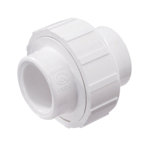 KBI Schedule 40 Slip To Slip 1-1/4 in. Dia. x 1-1/4 in. Dia. PVC Union