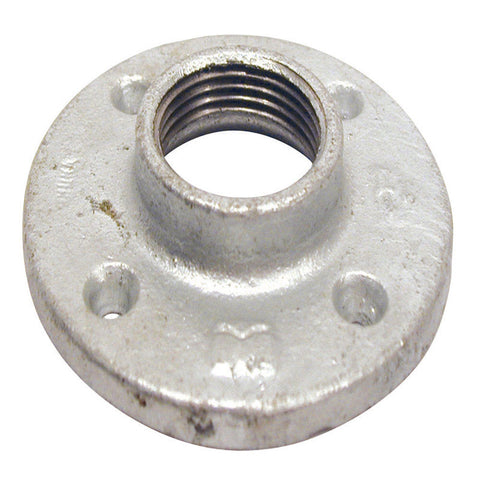 B & K 1-1/2 in. Dia. FPT Galvanized Malleable Iron Floor Flange