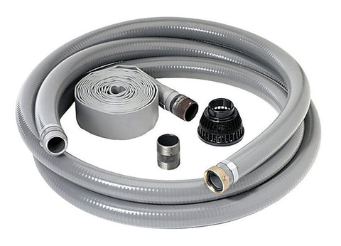 Wayne 2 in. Dia. x 2 in. Dia. x 20 ft. L Discharge Hose Kit Reinforced Coil