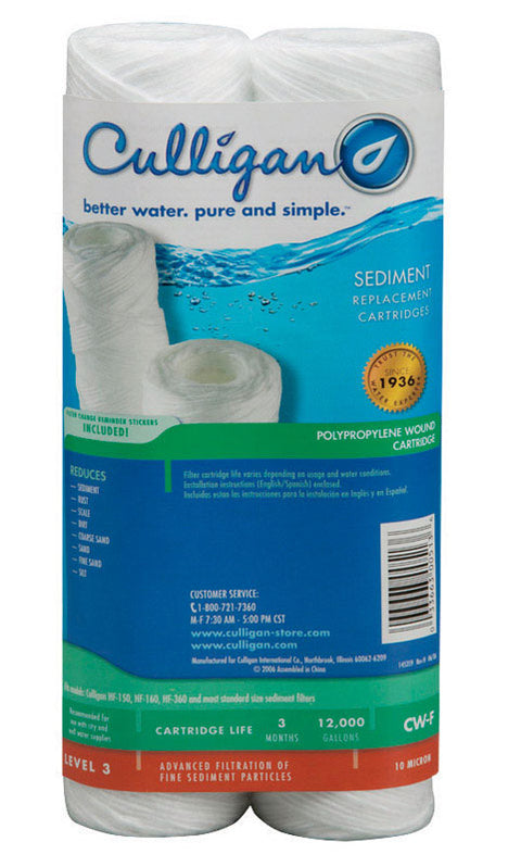 Culligan Better Water Pure and Simple Sediment Water Filter Cartridge 12,000 gal.