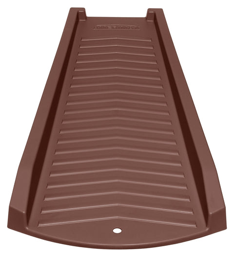 Amerimax 3001-12 Splash Block, 24 in L, 11-1/2 in W, Steel, Brown