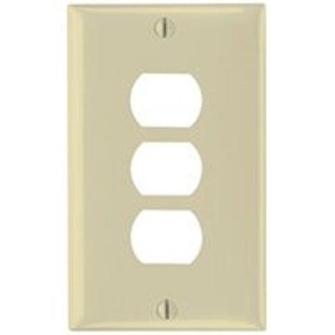 Legrand K3I Wallplate, Standard-Size, 4-1/2 in L, 2-3/4 in W, 1-Gang, Thermoset