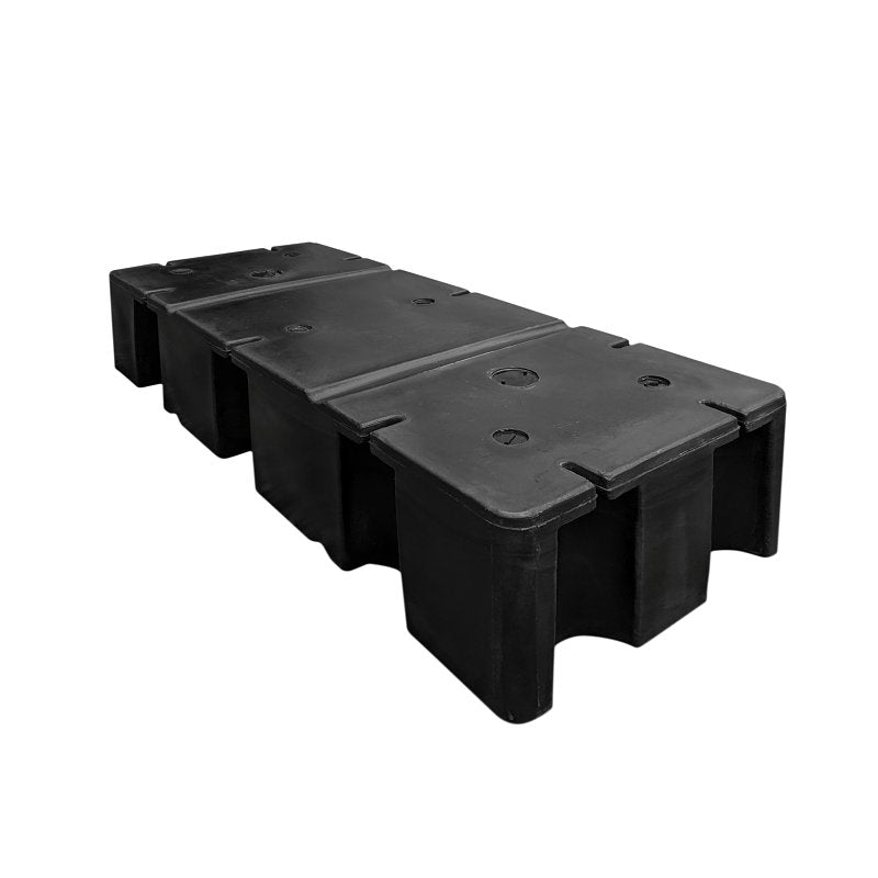 Multinautic 14122 Dock Float, 24 in L, 60 in W, 16 in H, Polyethylene ...
