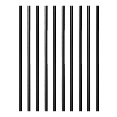 Maine Ornamental 74698 Baluster, 3/4 in Dia, 26 in L, Round, Aluminum, Black, Powder-Coated