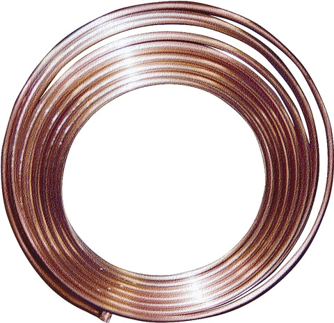 Streamline REF-1/8 Copper Tubing, 1/8 in OD, 50 ft L, Soft, Coil