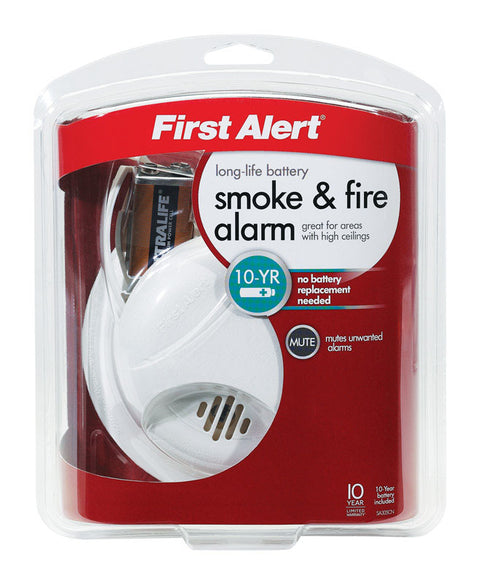 First Alert Battery-Powered Ionization Smoke Alarm