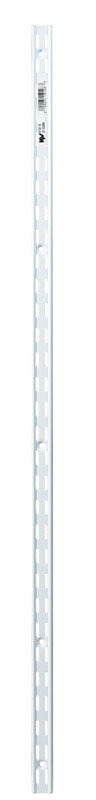 Knape & Vogt Steel White 16 Ga. Double Track Shelf Twin Slot Standard 39 in. L