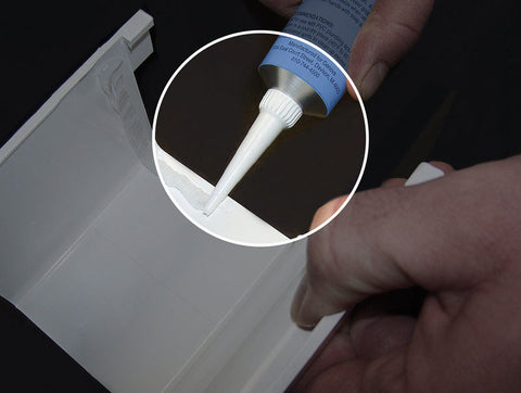 Genova 7.5 L x 1.63 in. W x 2.38 in. H x 1.63 in. W x 2.38 in. H Vinyl K Vinyl Adhesive Clear
