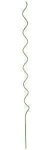 Gardener's Blue Ribbon 901267GR6 Twisted Garden Stake, 60 in L, Steel, Green, Powder-Coated