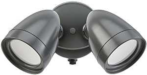 ETI 51401142 Security Light, 120 V, 20 W, 2-Lamp, LED Lamp, Bright White Light, 1200 Lumens, 4000 K Color Temp