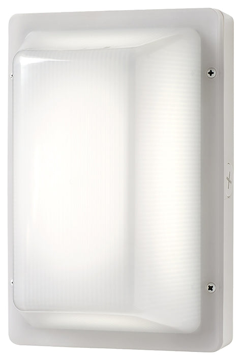 ETI MB Series 504091120 Rectangular Marine Bulkhead Light, 120/277 V, 10.8 W, LED Lamp, 141.5 to 180 deg Beam, White