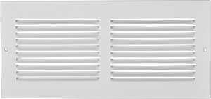 Imperial RG0385 Sidewall Grille, 13-1/4 in L, 7-1/4 in W, Steel, White