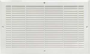 Imperial RG2298 Return Air Grille, 12-1/4 in L, 7-1/4 in W, Polystyrene, White