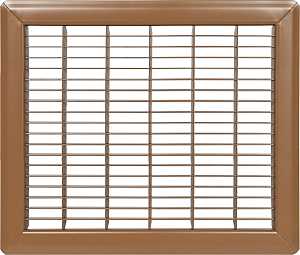 Imperial RG1115 Air Grille, 6 in L, 14 in W, Steel, Brown