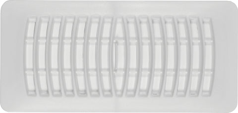 Imperial RG1458 Floor Register, Polystyrene, White