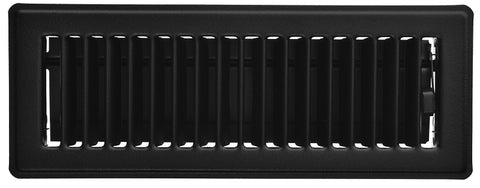 Imperial RG2143 Floor Register, Steel, Black, Powder-Coated