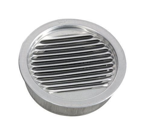 Air Vent Mini Louver 4 in. W Silver